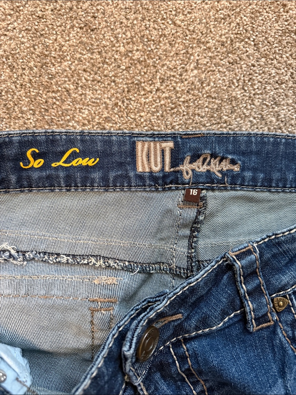 Women’s KUT bootcut jeans size 16 - Picture 4 of 7